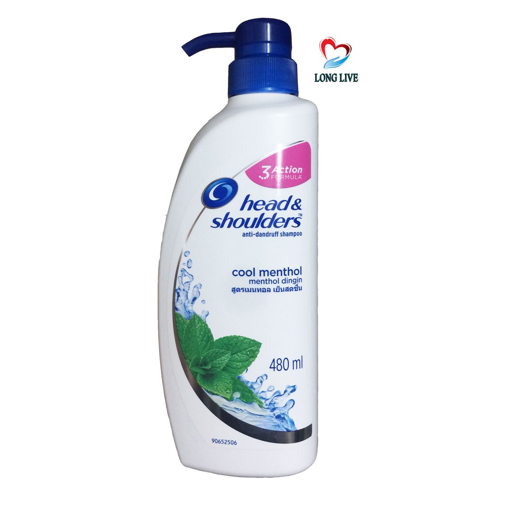 Head Shoulders Cool Menthol Mint Shampoo Thailand 480ml Shopee Malaysia
