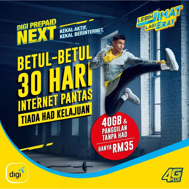 Truly Digi Next Unlimited Data Dan Call Prepaid Termurah Shopee Malaysia