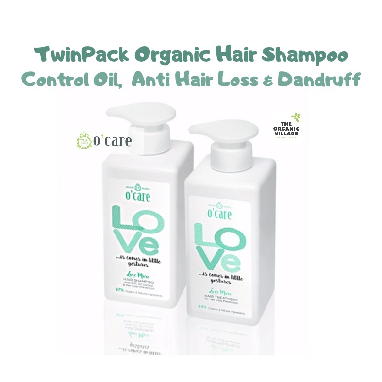 O'Care Love More Organic Tea Tree Hair Shampoo + Treatment 2*500ml (Oil  Control/ Anti Hair Loss) | Shopee Malaysia