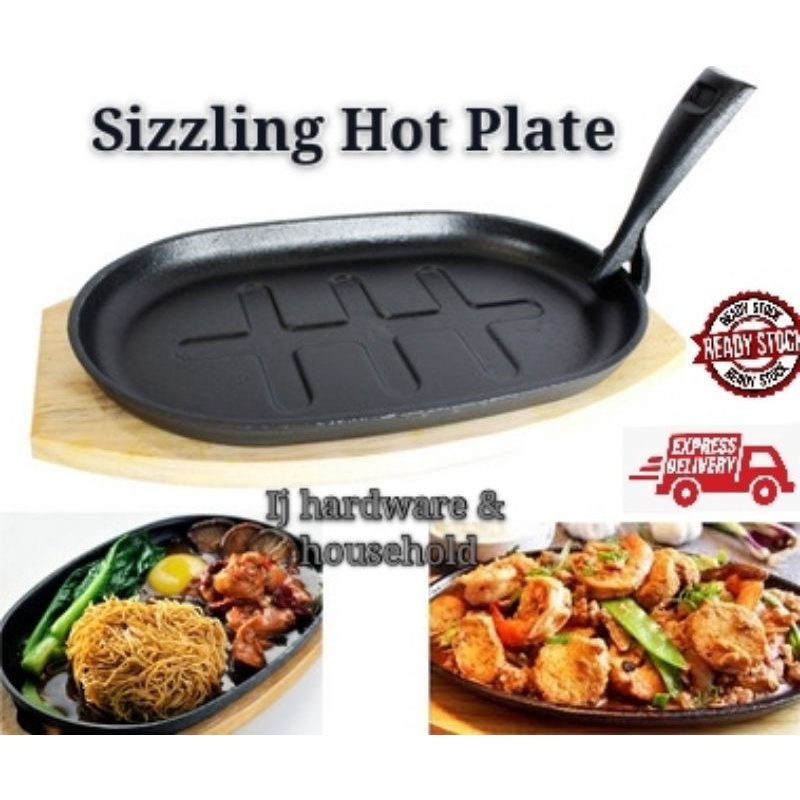 [Ready Stock] Sizzling Cast Iron Hot Plate / Sizzling Plate / Sizzling