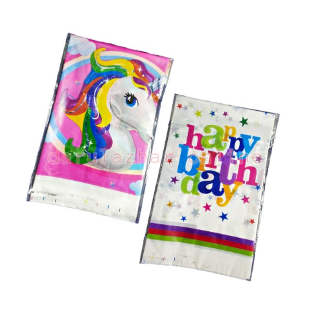 Ready Stock Birthday Party Theme Decoration Disposable Plastic
