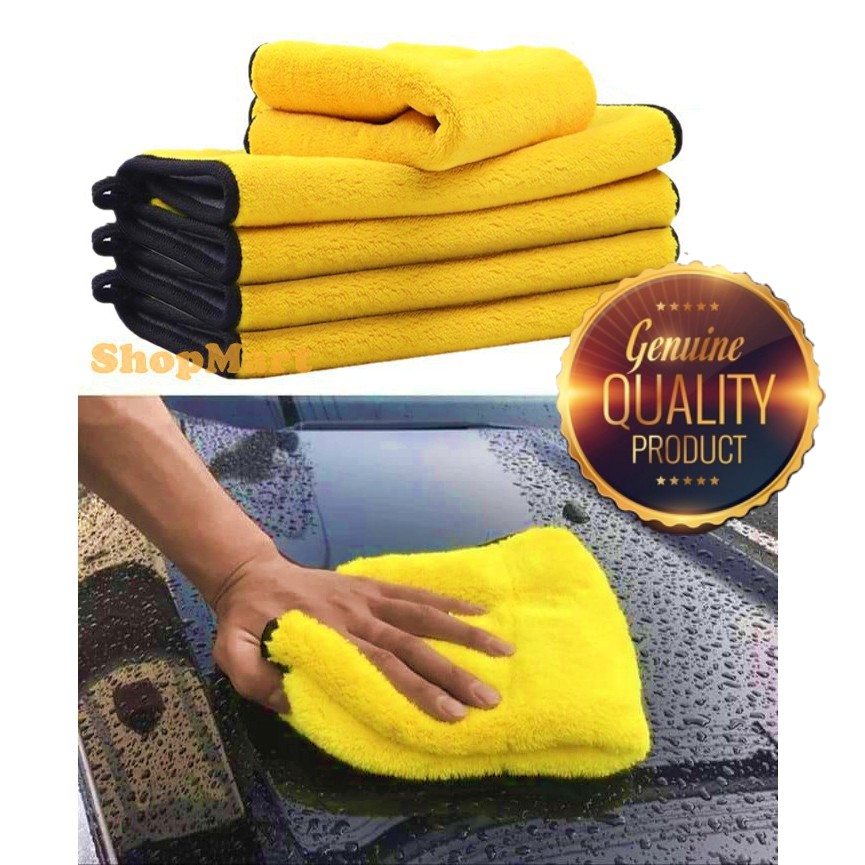 Multi Purpose Car Home Cleaning Microfiber Towel Kain Cuci Basuh Kereta