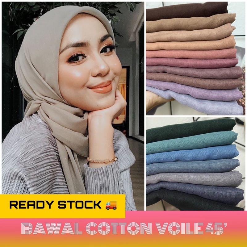 BAWAL COTTON VOILE PREMIUM 45’ Shopee Malaysia