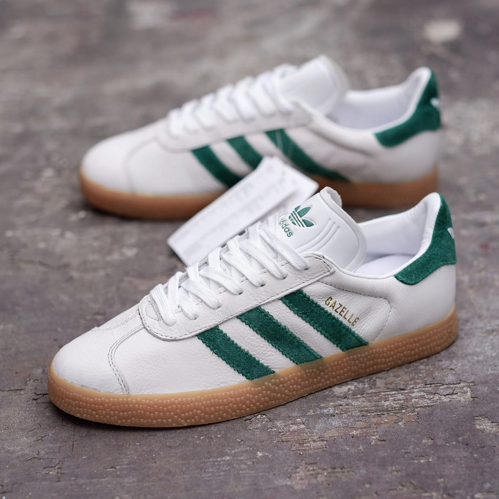 ADIDAS VINTAGE WHITE GREEN GUM | Shopee Malaysia