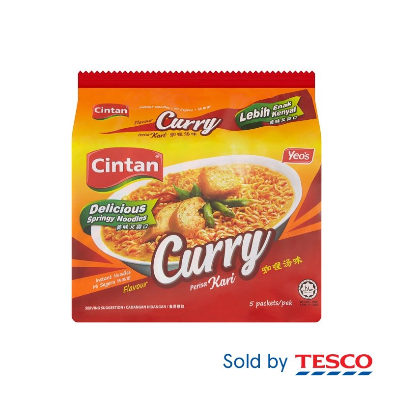 Cintan Curry Flavour Instant Noodles (5 x 76g) Shopee Malaysia