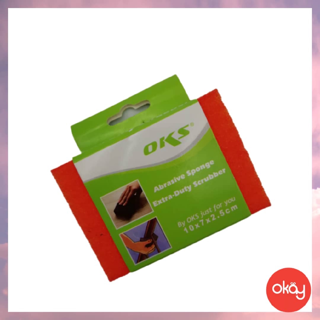( Ready Stock ) Abrasive Sponge OKS 0821 Shopee Malaysia