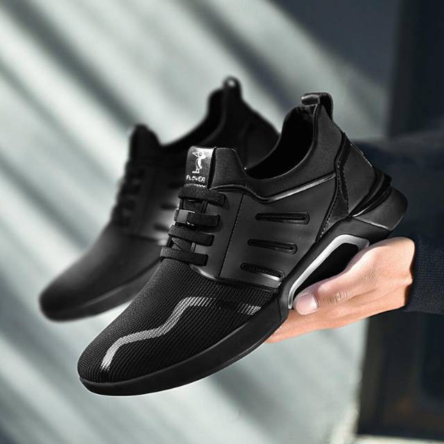 Import Running Shoes Fashion Shoes Sports Shoes Men School Work Black And  White F15-a | Shopee Malaysia