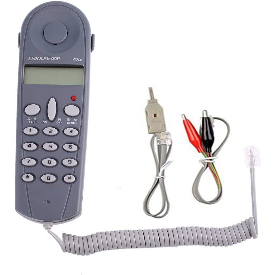 Telephone Phone Butt Test Tester Lineman Tool Network Cable Set