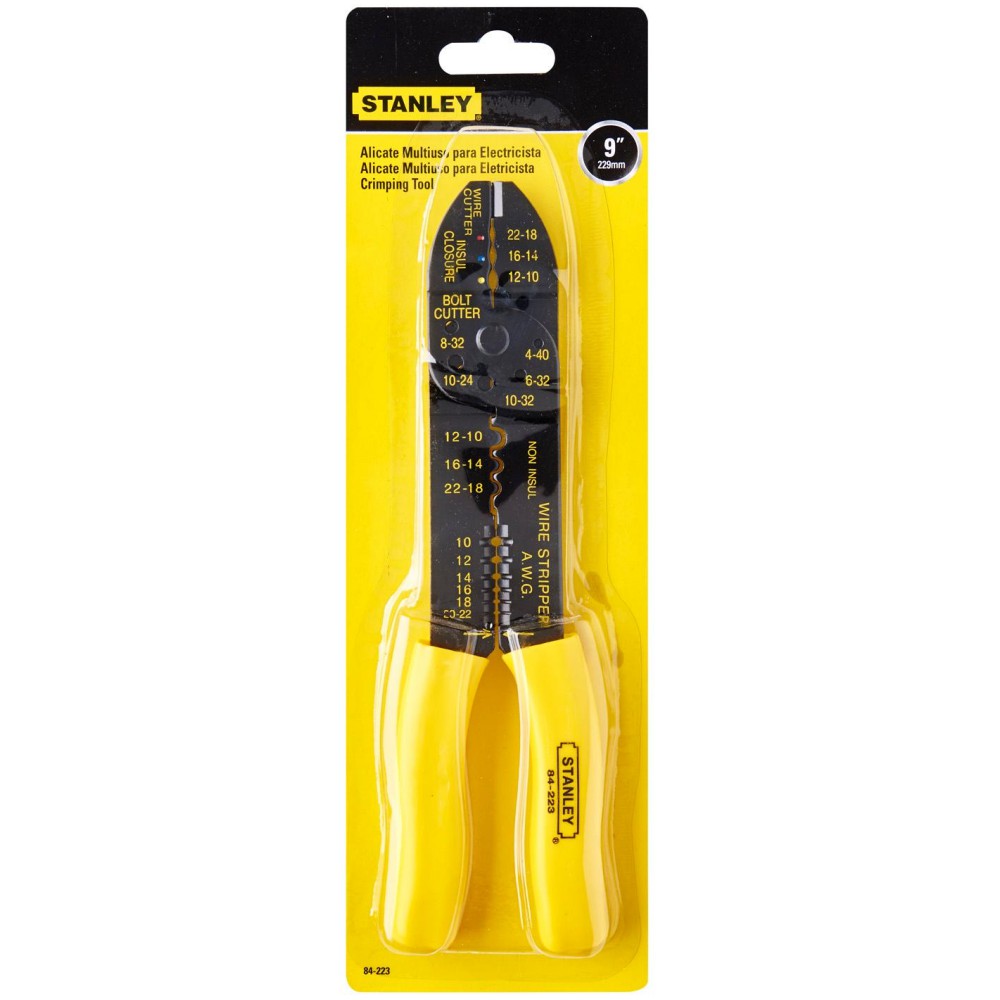[100 ORIGINAL] STANLEY HEAVY DUTY CRIMPING TOOL 9" (84223) MADE IN