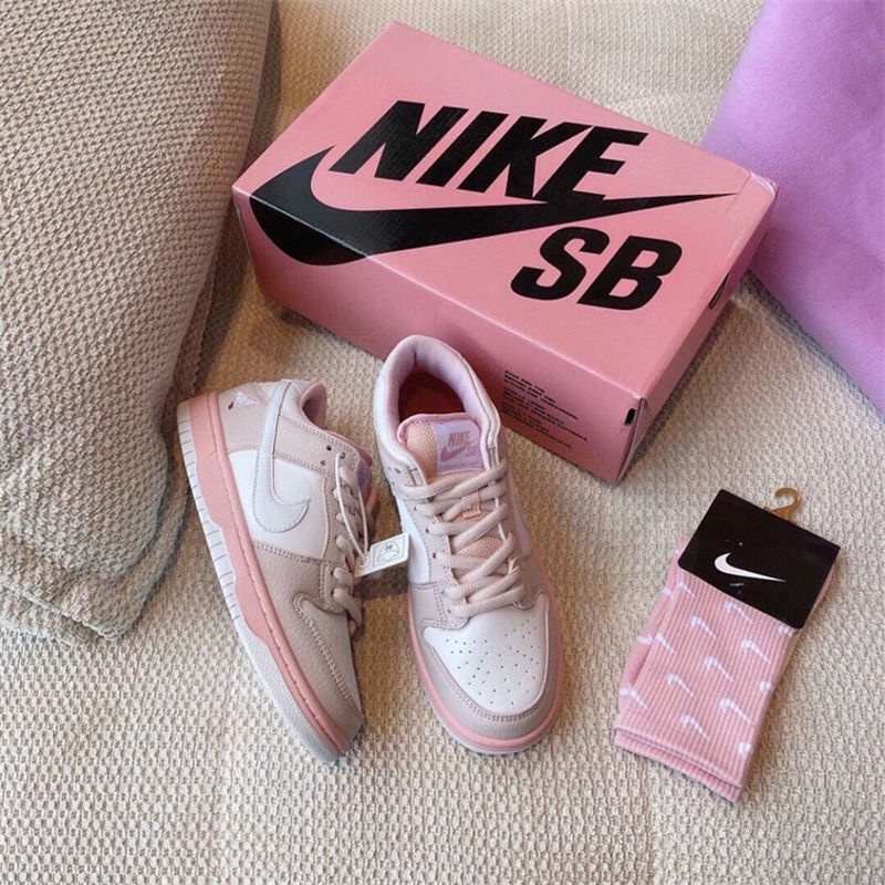 2021 New 【Lowest Price】DUNK Pigeon Pink Joint Name Shoes Women's Shoes Low-top Sneakers Student Casual Sports Shoes