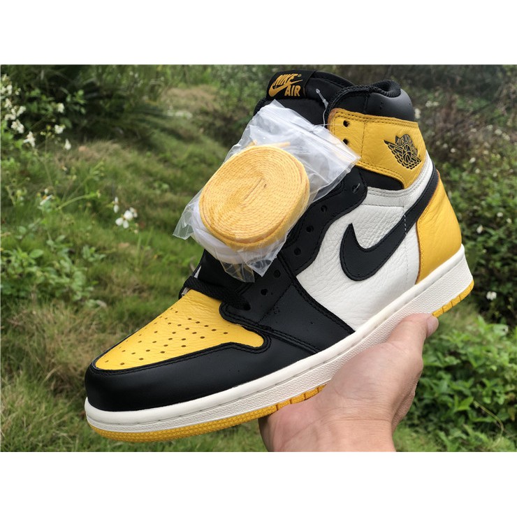 yellow toe air jordan 1 high