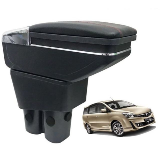 Proton Exora Armrest Arm Rest Adjustable (NonUSB)or (1/2 Layer USB