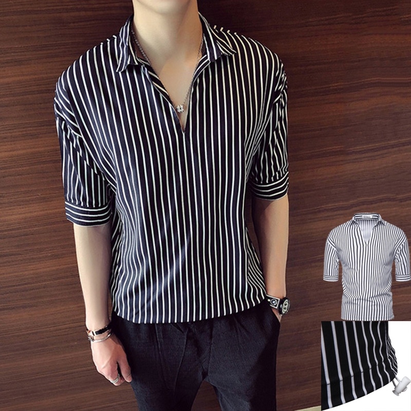 v neck formal shirt