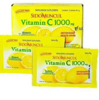 Vitamin C 1000 Mg Sidomuncul Contents 6 Sa