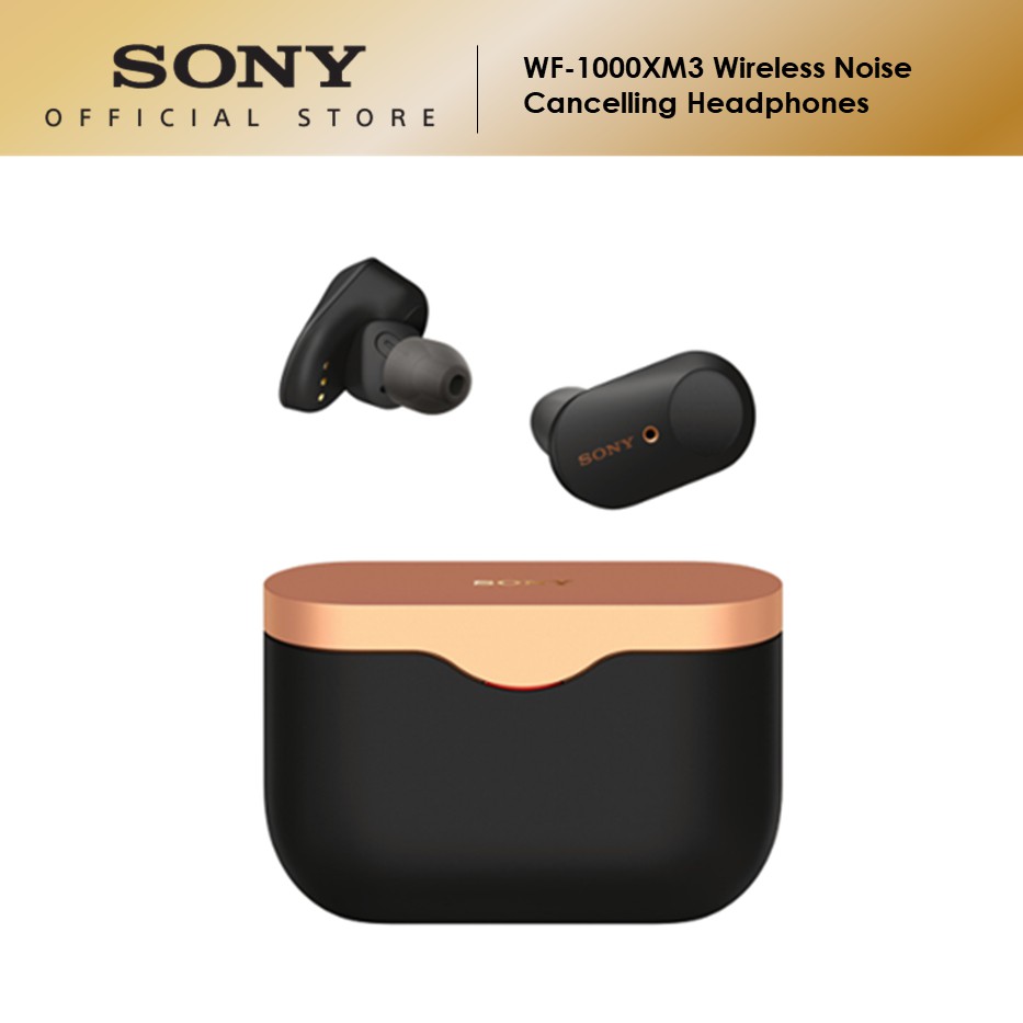 Sony WF-1000XM3 Wireless Noise Cancelling Headphones Black