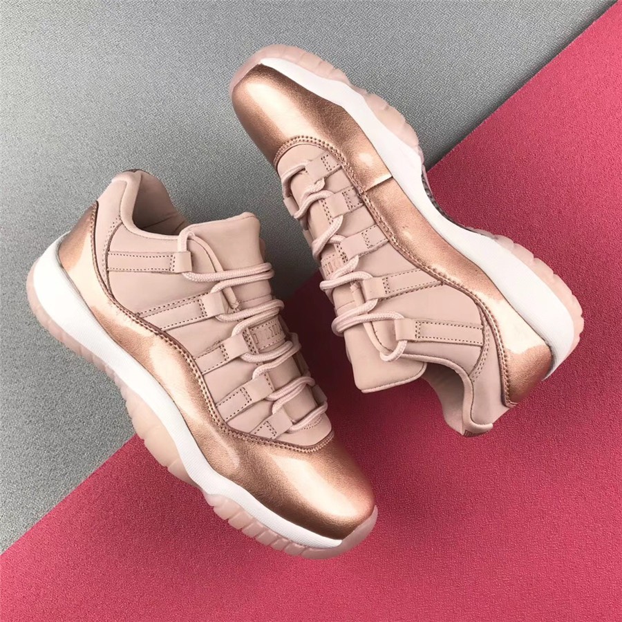 rose gold jordan retro 11