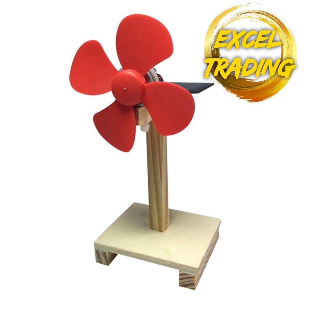 Project RBT Tahun 5 : DIY Solar Fan 3D Wooden Wood Powered Fan / Model Kipas Solar ( Under Sun Light )