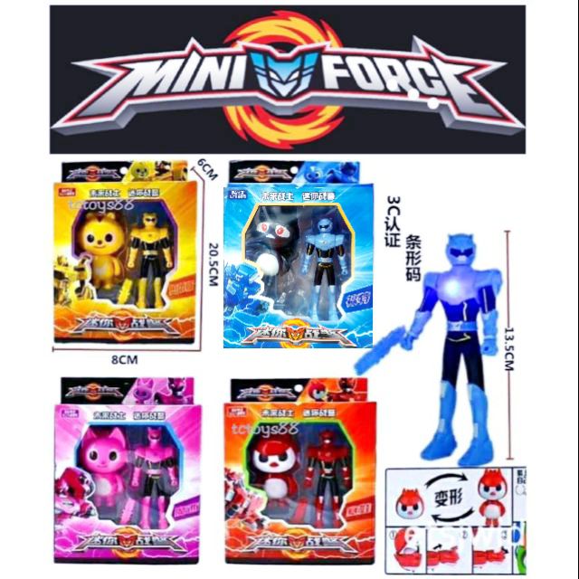 mini force power rangers toys