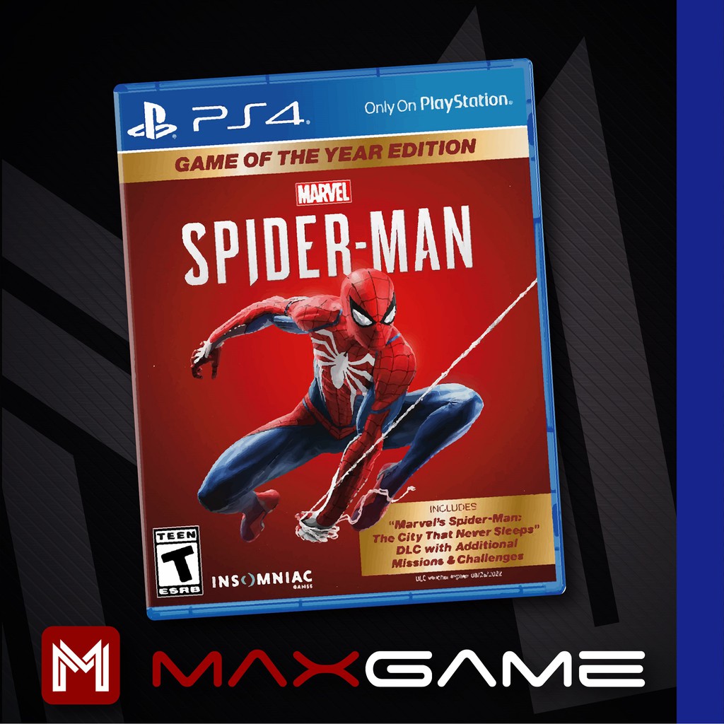 spider man ps4 game of the year