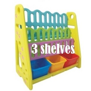 Rak buku Laci Kids Book Shelf and Toys Box Rak Rak buku Laci Kids Book Shelf and Toys Box Rak