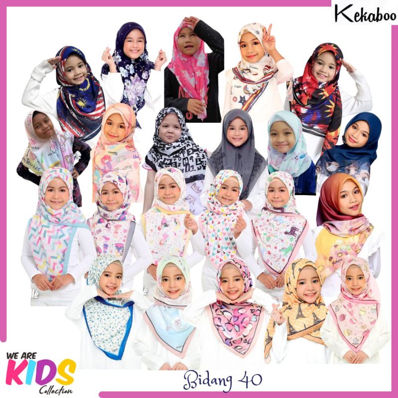 Tudung Kids Kekaboo (ready Stock) 