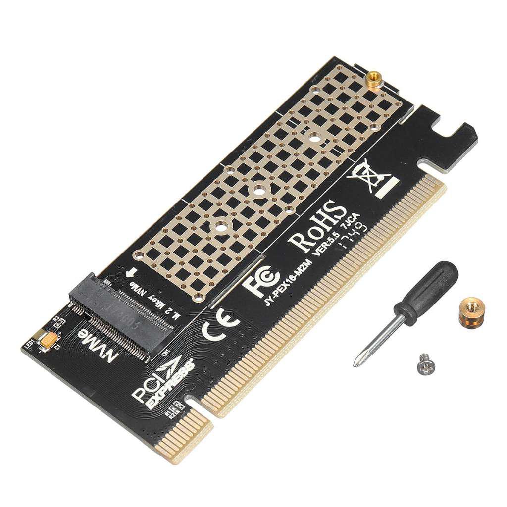 Moonking NVMe PCIe M.2 NGFF SSD to PCIe x1 adapter card PCIe x1 to M.2 ...