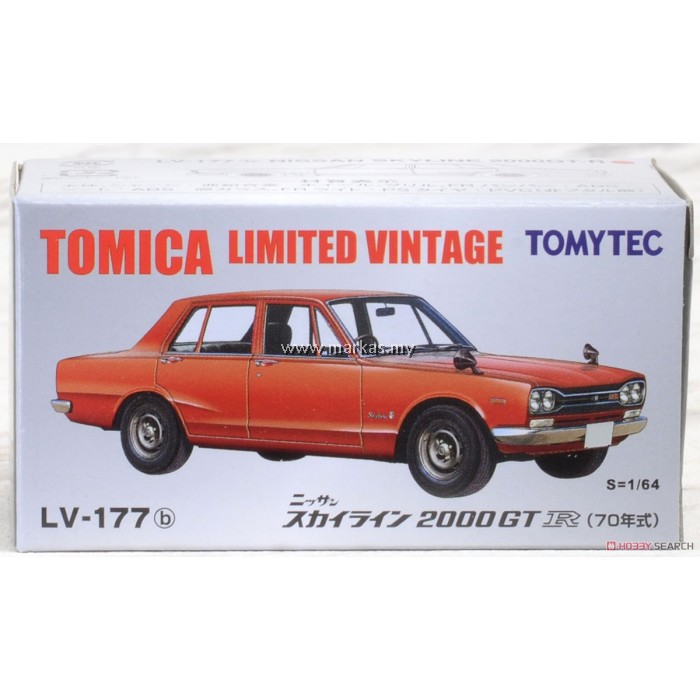 Tomica Limited Vintage Neo Lv 177b Nissan Skyline 2000gt R 1970