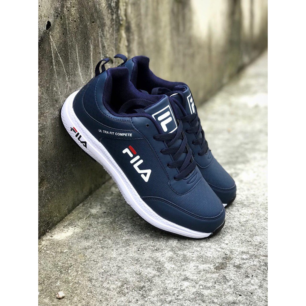 FILA ULTRAFIT Blue Sneakers Shoe Travel Sport Kasut Sukan Lelaki FP ...