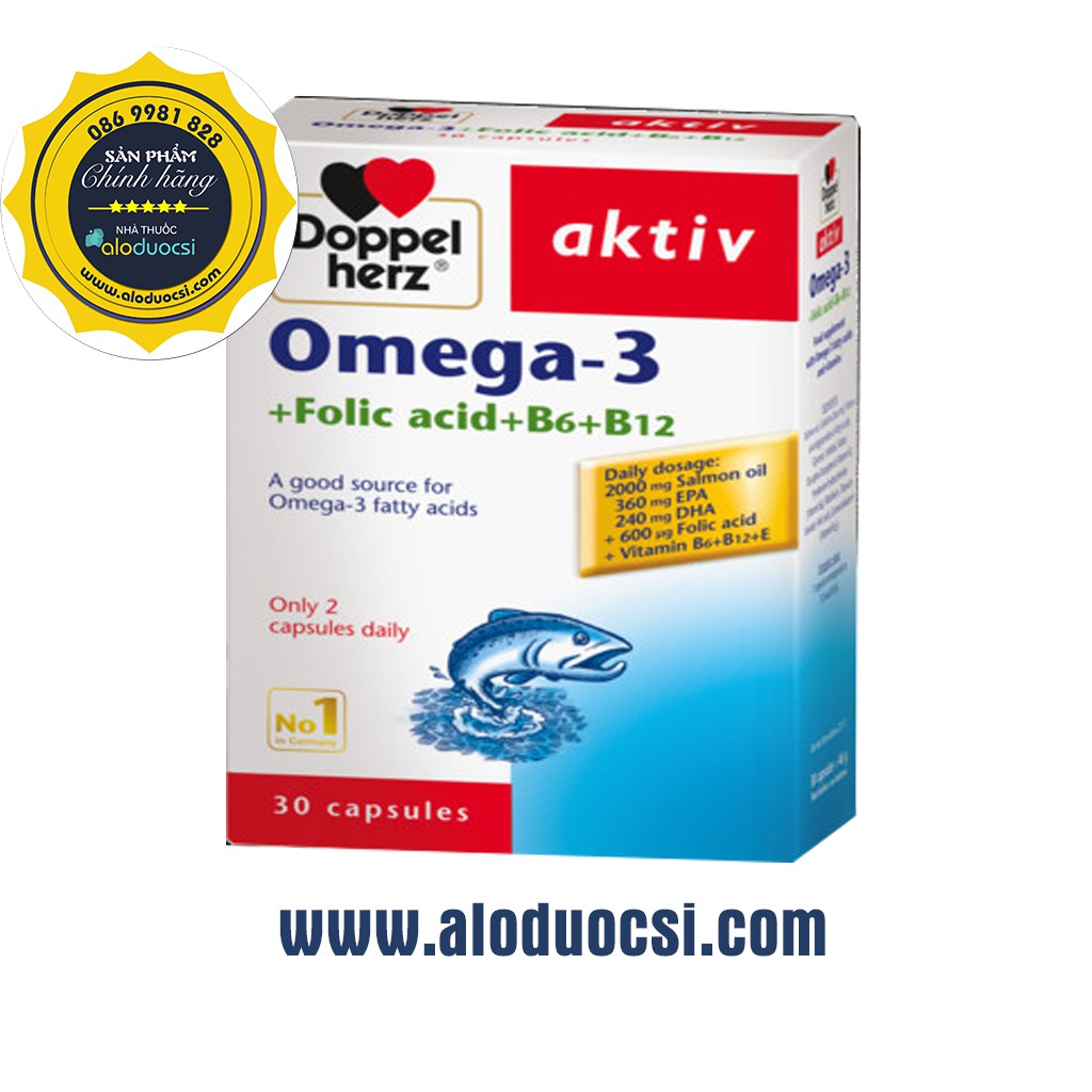 Omega 3 Doppelherz Box of 30 capsules Genuine Shopee Malaysia