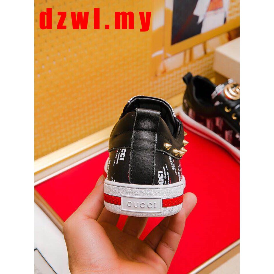 gucci no lace shoes