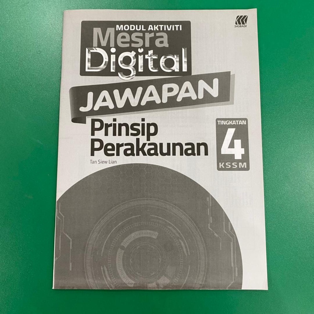 Prinsip perakaunan tingkatan 4