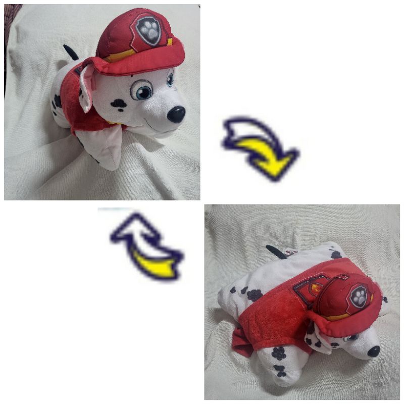 Authentic Pillow Pets Nickelodeon Paw Patrol Marshall Plush Soft Toy