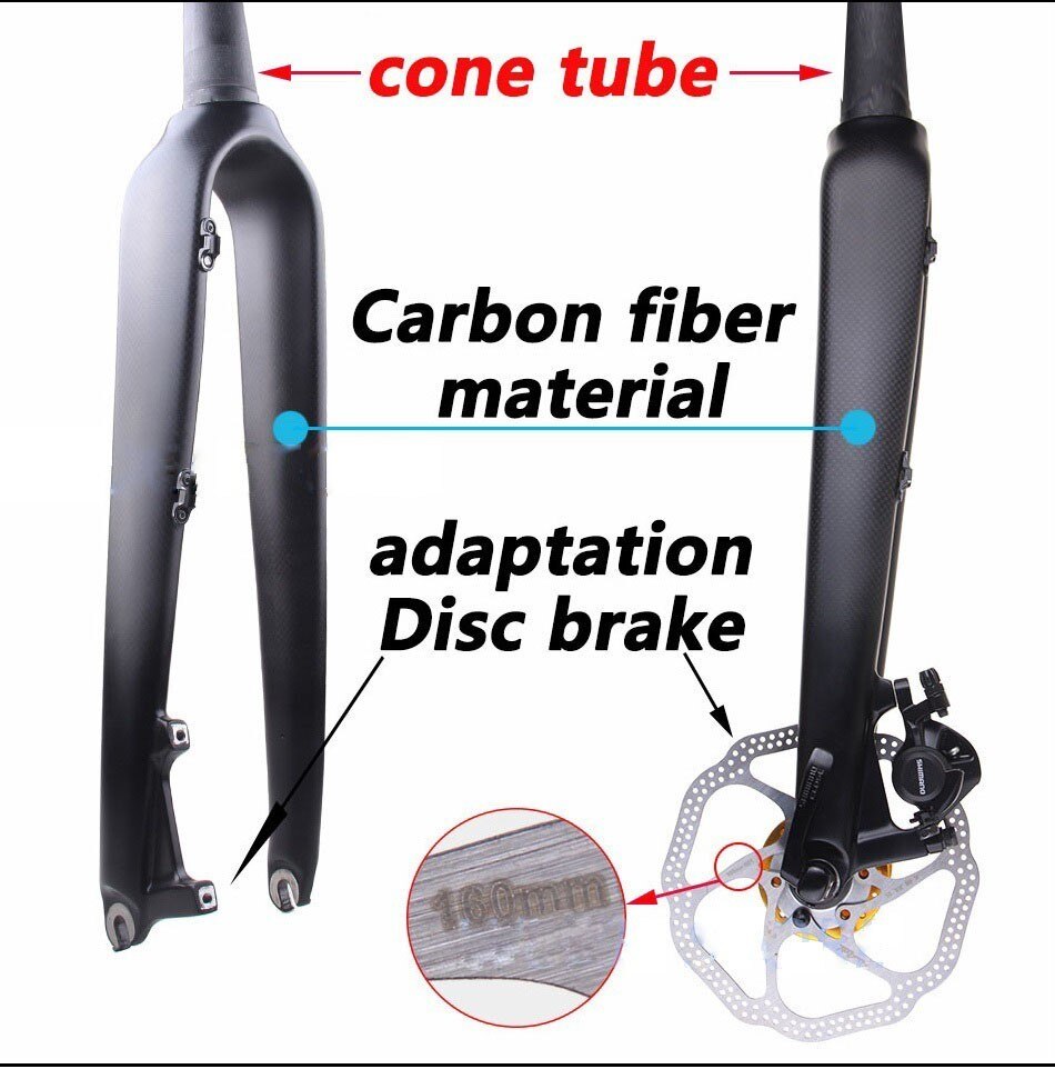 road bike carbon fork disc brake