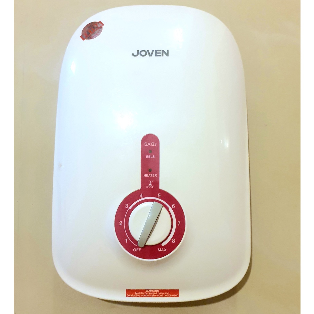 JOVEN SA8e Instant Water Heater RED (no pump) REFURBISHED