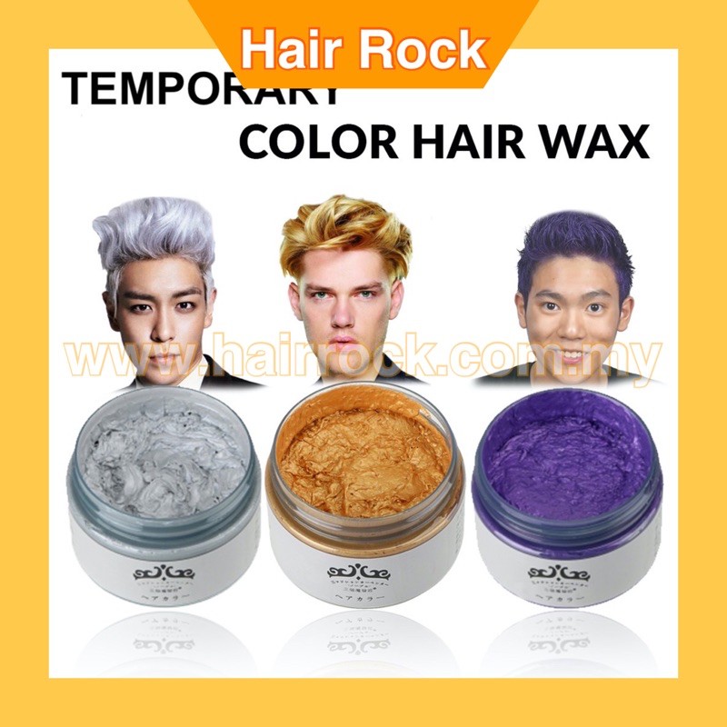 Colour Wax Temporary Hair Colour Hair Dye Washable | Shopee Malaysia
