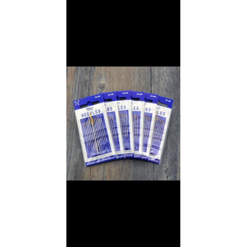 DIY sewing needles 12 pieces in a pack jarum jahit Shopee Malaysia
