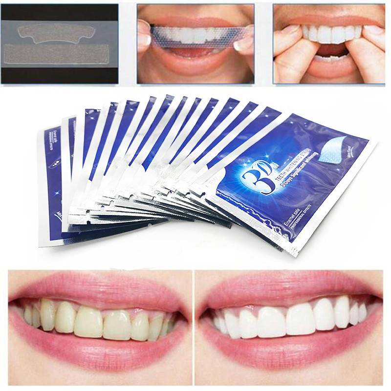 1pc 3D White Gel Teeth Whitening Strips Oral Hygiene tooth