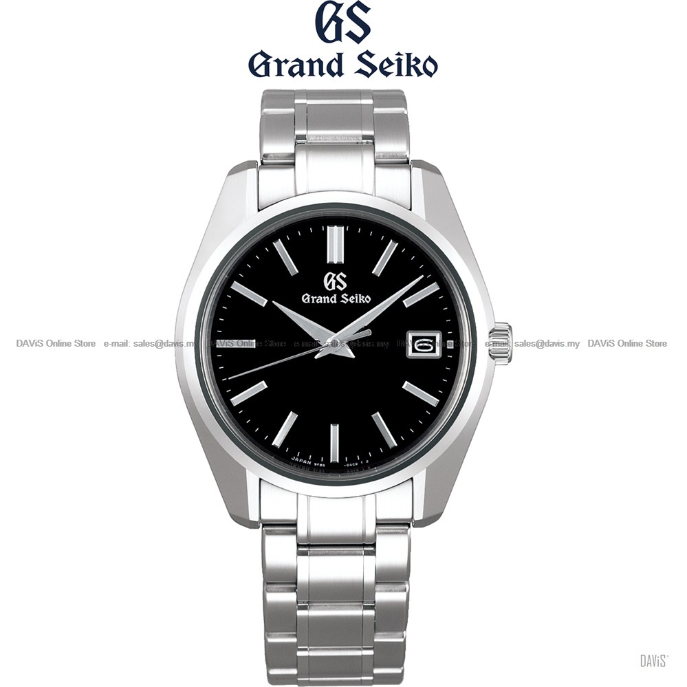 Grand Seiko SBGP003 Men's Heritage Quartz Date Time Difference Adjustment  Function SS Bracelet Black *Original | Shopee Malaysia