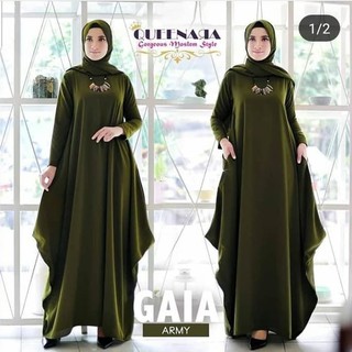 Pre Order Baju Muslimah Fashion Long Dress Maxi GAIA Dress Pre Order Baju Muslimah Fashion Long Dress Maxi GAIA Dress