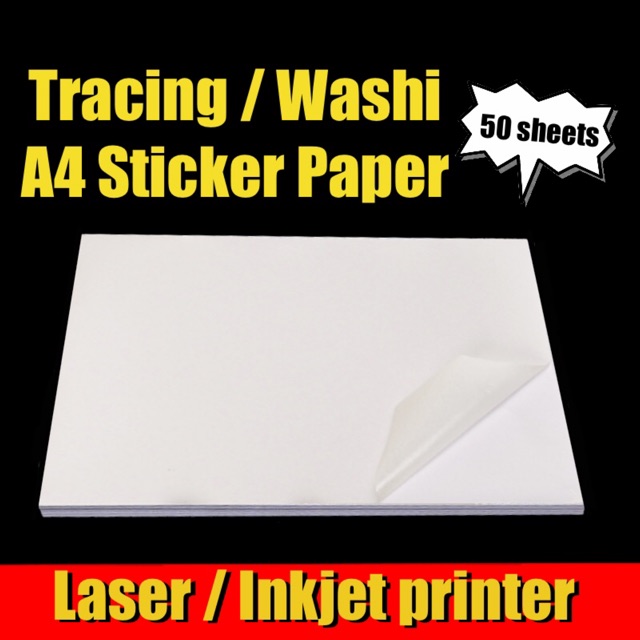 a4 washi sticker paper