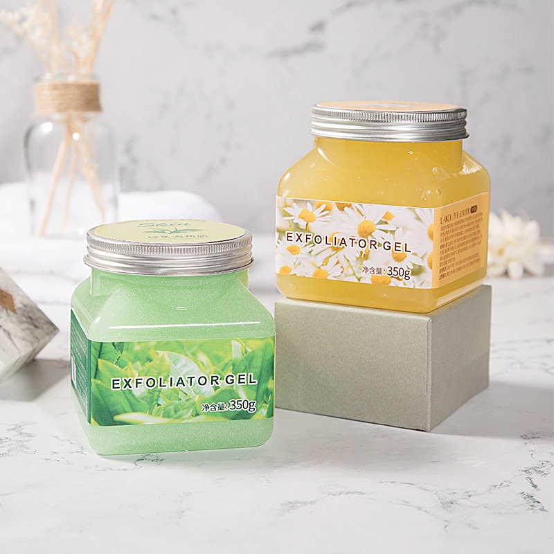 LAIKOU Camomile Green Tea Exfoliating Gel Peeling Gel Body Scrub 350g
