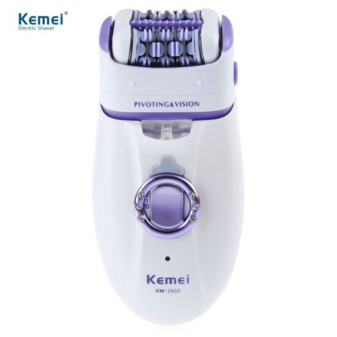 Kemei Epilator Shaver Rechargeable Shaver Waterproof Shaving Women Hair