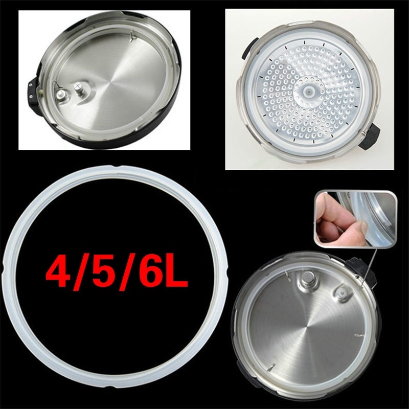 4L/5L/6L Practial Pressure Cookers White Silicone Rubber Gasket Sealing Ring Pressure Cooker