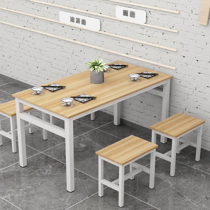 Dining Table and four stools combination sets with various sizes and