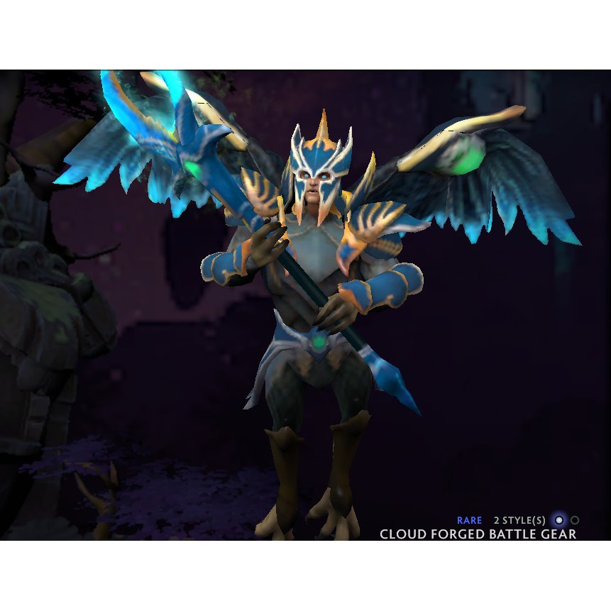 Dota2 Item Skywrath Mage Cloud Forged Battle Gear Set Rare