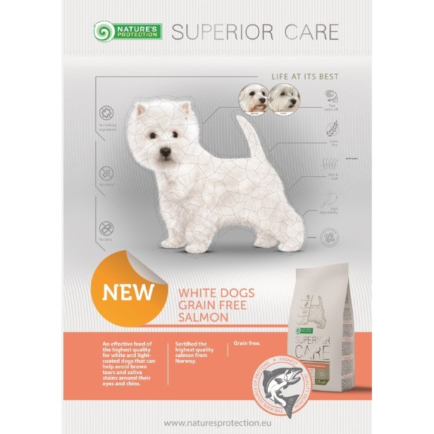 superior care white dogs
