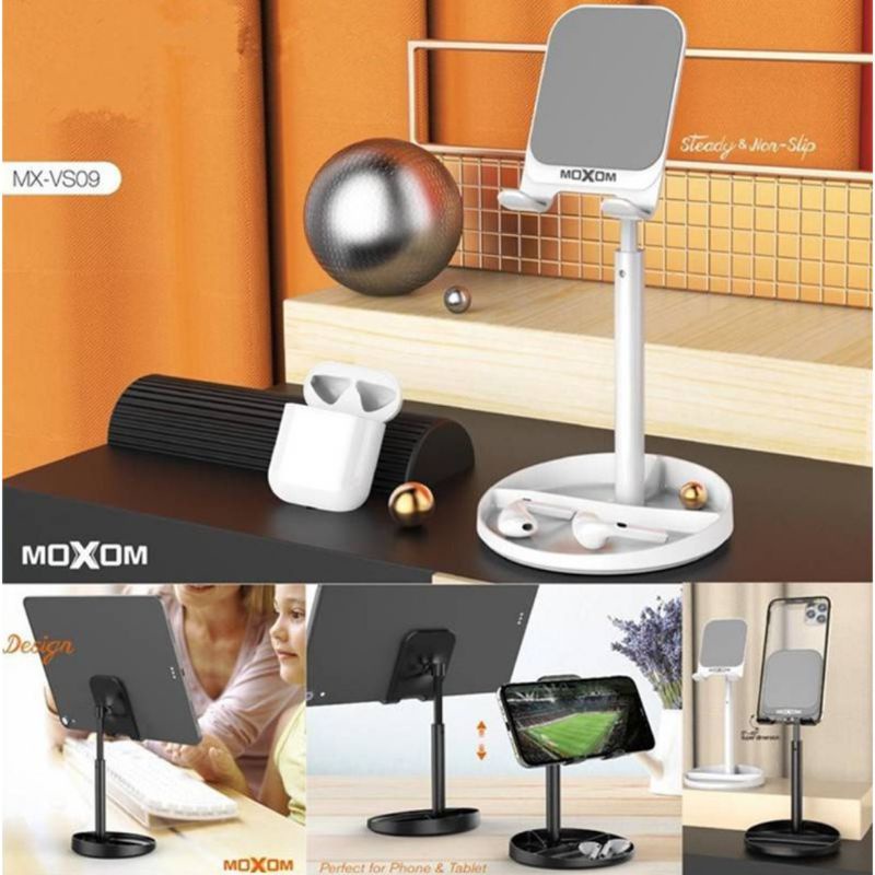 Moxom MXVS09 Adius Table Phone Holder Stand(100Original) Shopee
