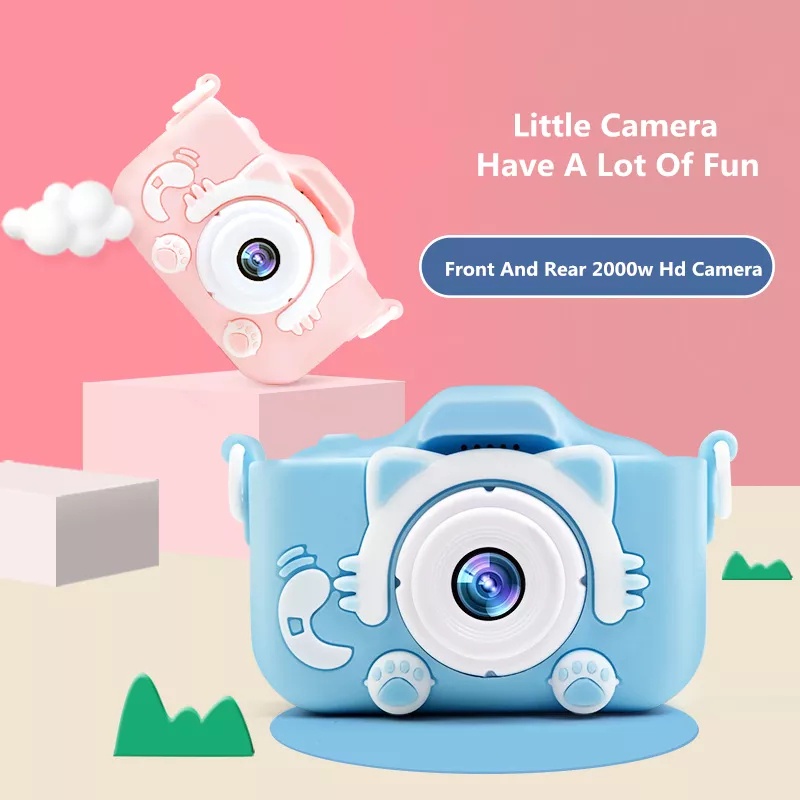 Children Kids Camera Mini Educational ​Sport Toys Digital Camera 1080P VCR For Baby Christmas Birthday Gift