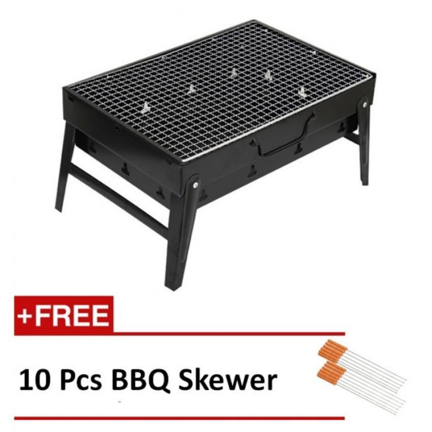 Carry and Go Briefcase Charcoal BBQ Grill Set Shopee Malaysia