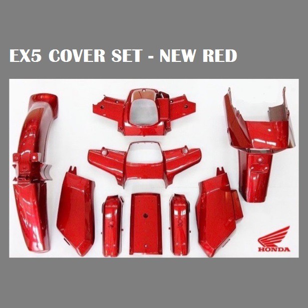 Honda Ex5 Dream Cover Set New Blue Purple Blue Black New Red Grey Maroon Silver Local Full Cover Sut Shopee Malaysia